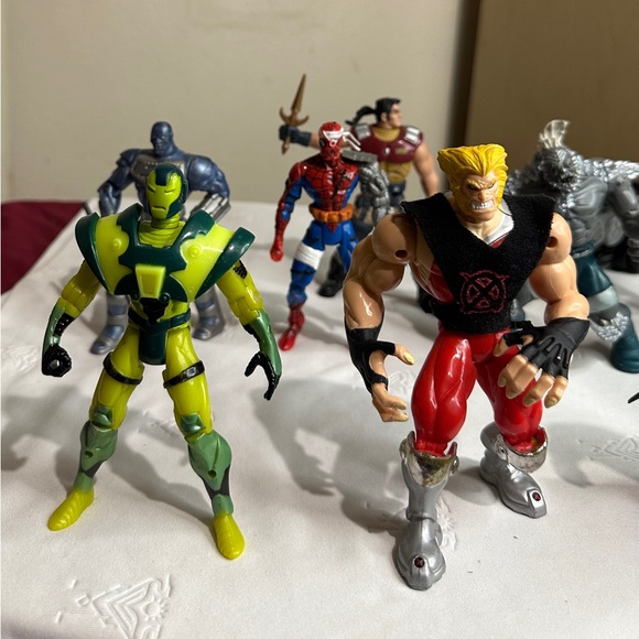 LOT OF ACTION FIGURES VINTAGE IN GREAT CONDITIONS 10pcs 90’s - Picture 4 of 14